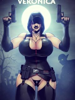 Hot nun uniform on big tits babe with black stockings – hot black costume
