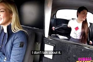 Female Fake Taxi Backseat lesbian orgasm lessons